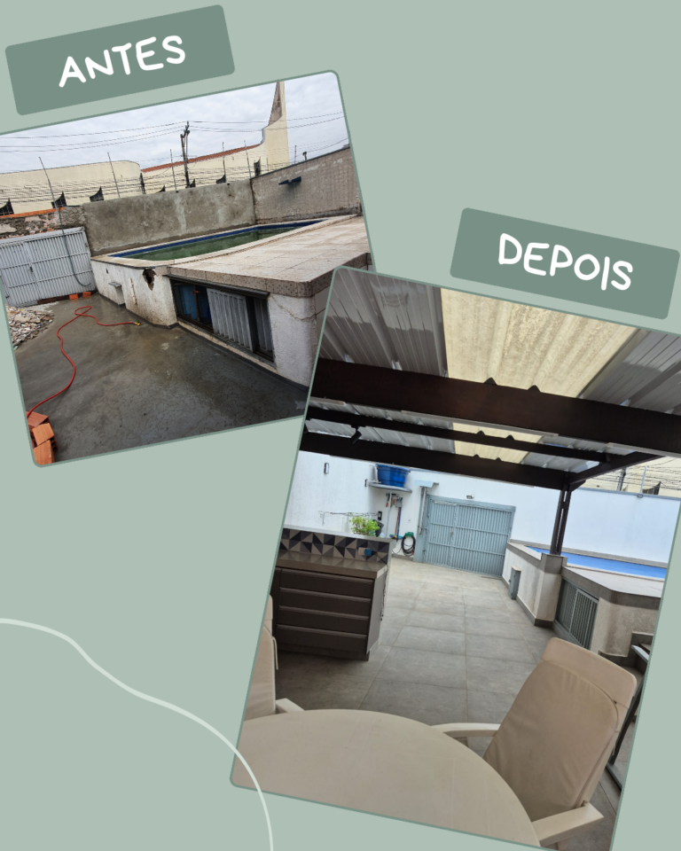 Antes x Depois 3 Piscina RS